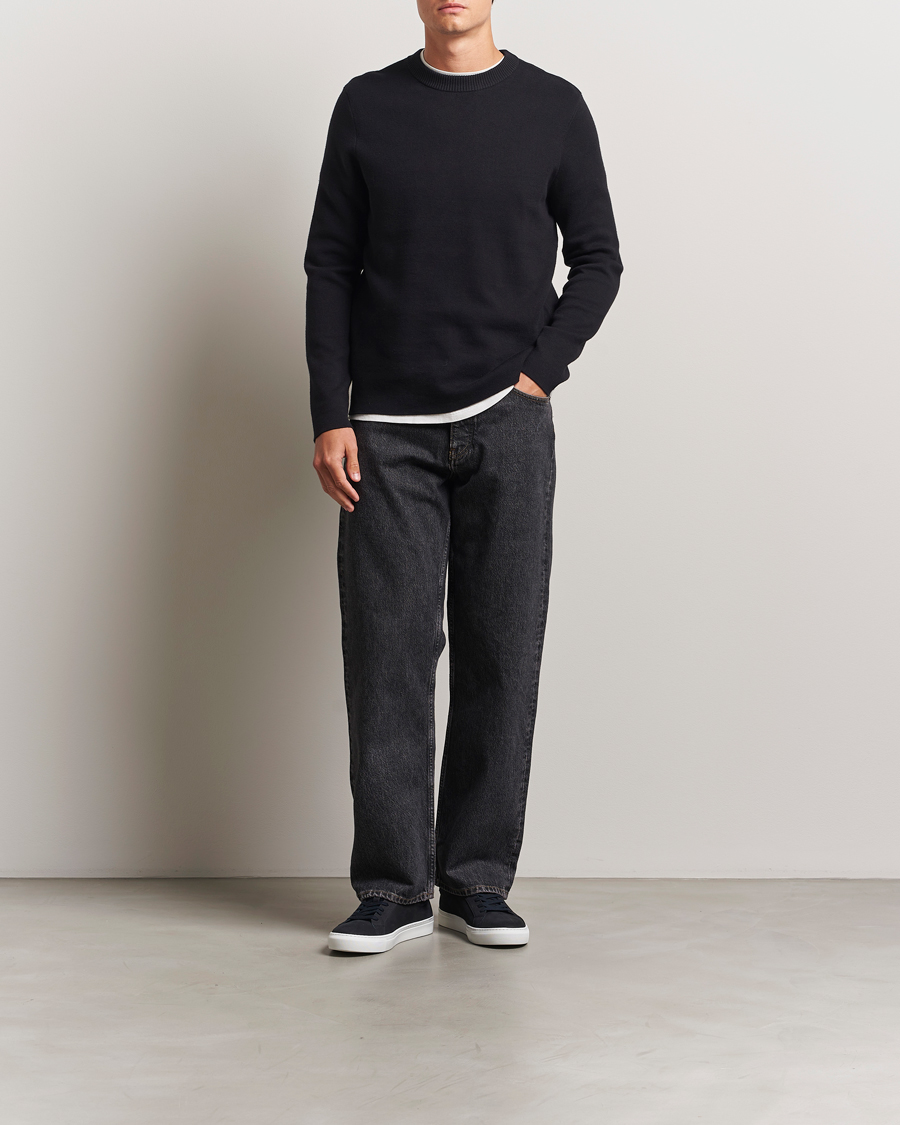 Herren | Pullover | Samsøe Samsøe | Niklas Crew Neck Sweater Black