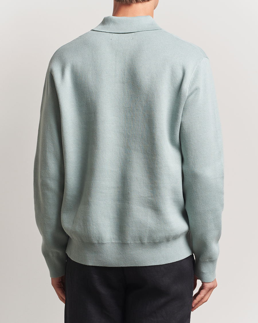 Herren | Pullover | Samsøe Samsøe | Nino Knitted Polo Abyss Green