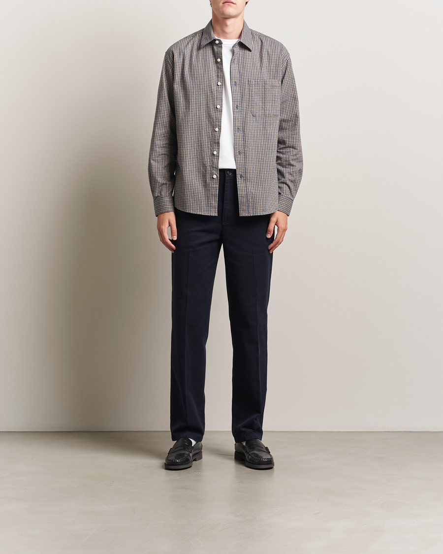 Herren | Hosen | Filippa K | Cotton Chino Trousers Navy