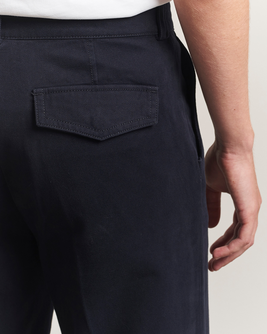 Herren | Hosen | Filippa K | Cotton Chino Trousers Navy