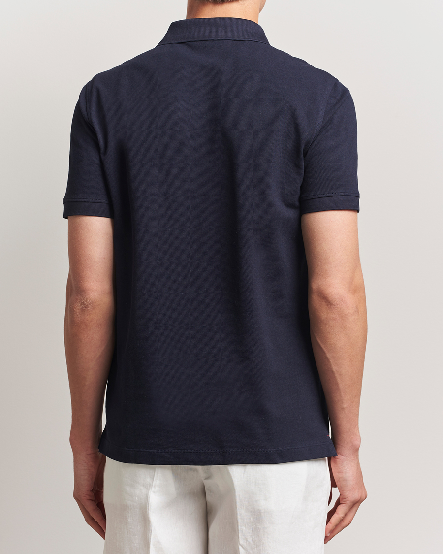 Herren | Poloshirts | Orlebar Brown | Bruno Organic Cotton Pique Night Iris