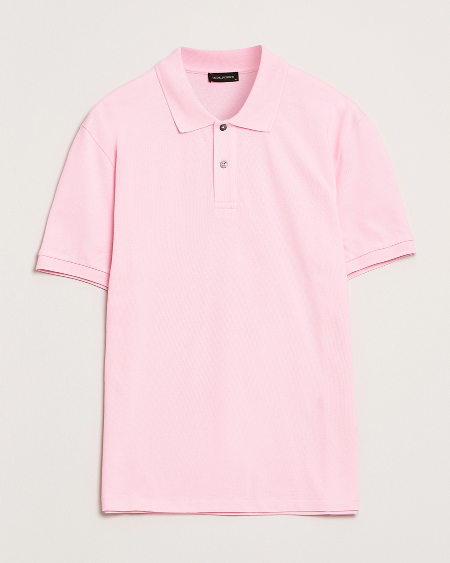 Herren | Poloshirts | Oscar Jacobson | Alex Cotton Polo Pink