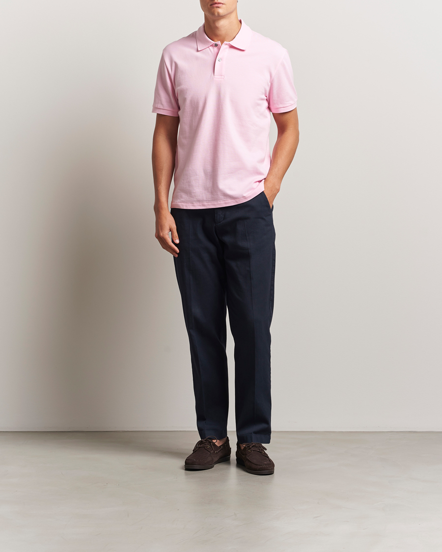 Herren | Poloshirts | Oscar Jacobson | Alex Cotton Polo Pink