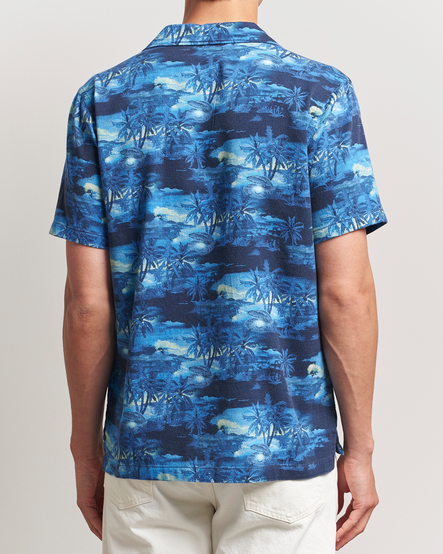 Herren | Hemden | Nudie Jeans | Arvid Pearls Hawaii Shirt Blueberry