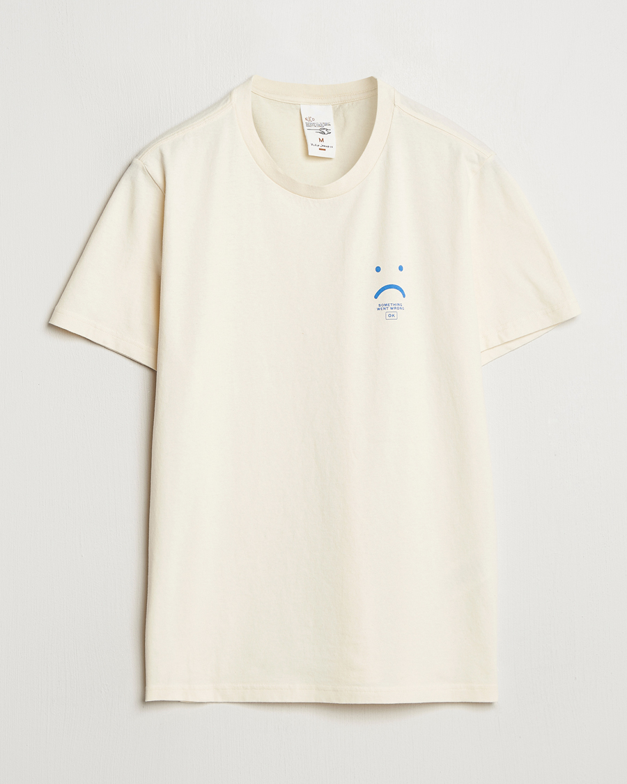 Herren | T-Shirts | Nudie Jeans | Roy Frown T-Shirt Ecru