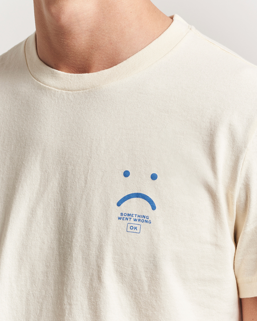 Herren | T-Shirts | Nudie Jeans | Roy Frown T-Shirt Ecru