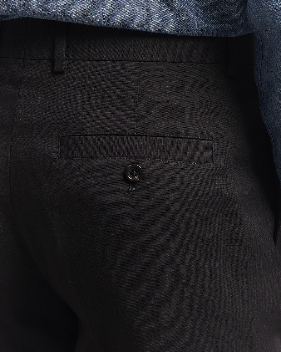 Herren | Hosen | J.Lindeberg | Gabi Super Linen Pants Black