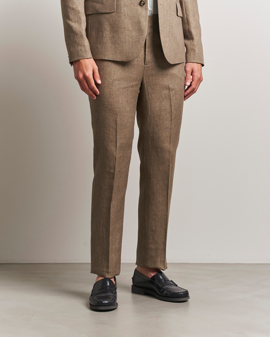 Herren | Hosen | J.Lindeberg | Lois Super Linen Pants Nutmeg