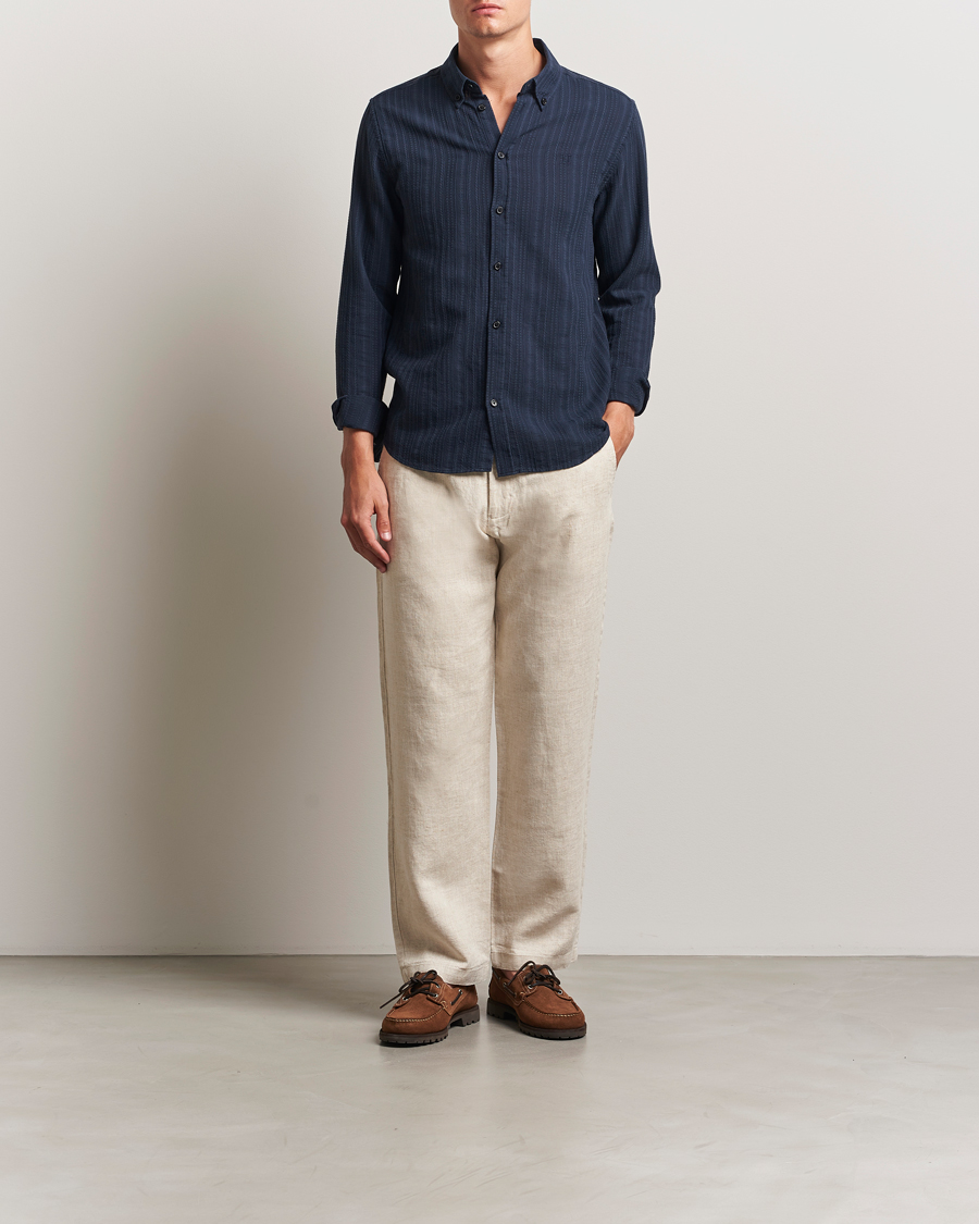 Herren | Hosen | NN07 | Aden Regular Fit Linen Chinos Oat