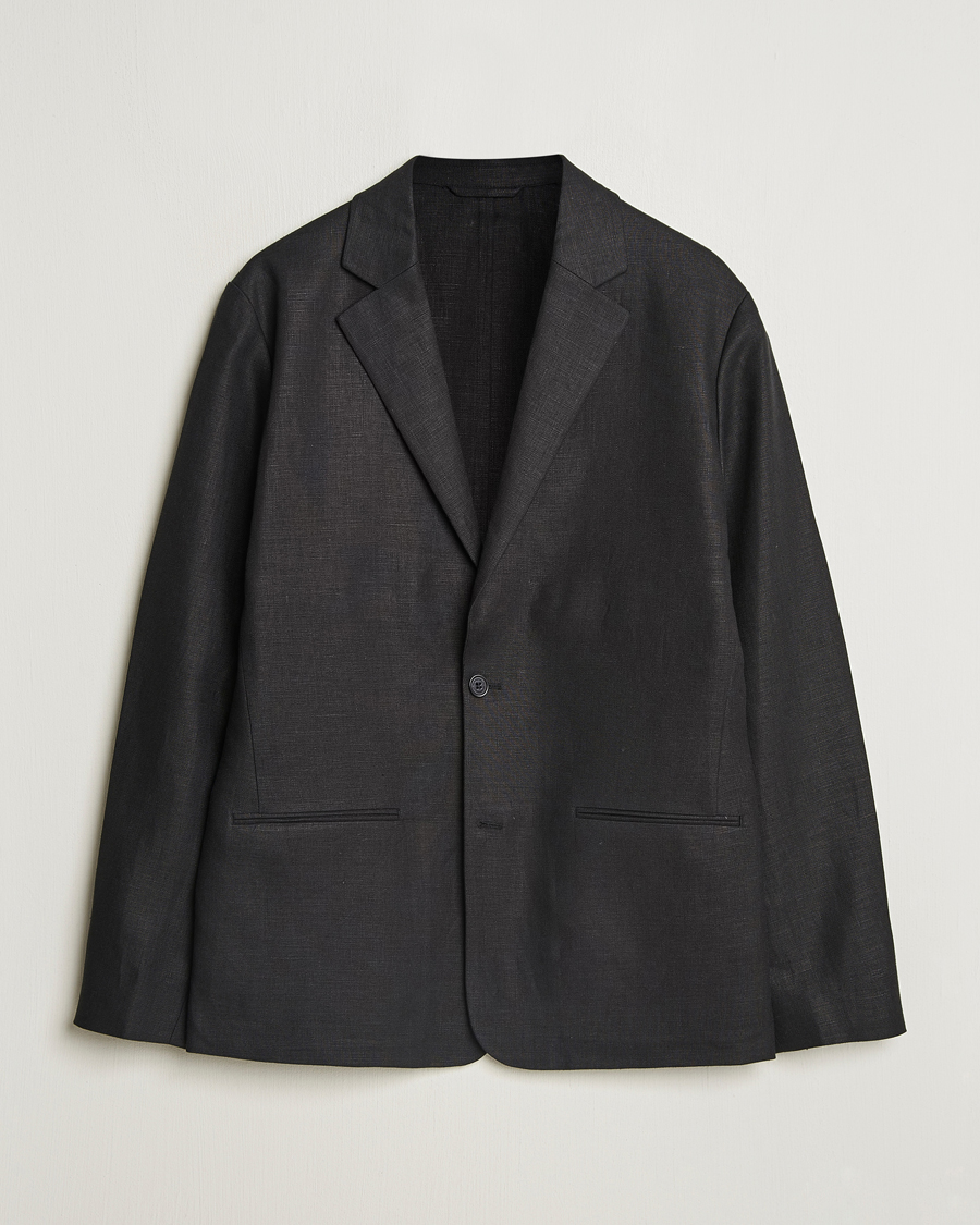 Herren | Sakkos | NN07 | Timo Linen Blazer Black