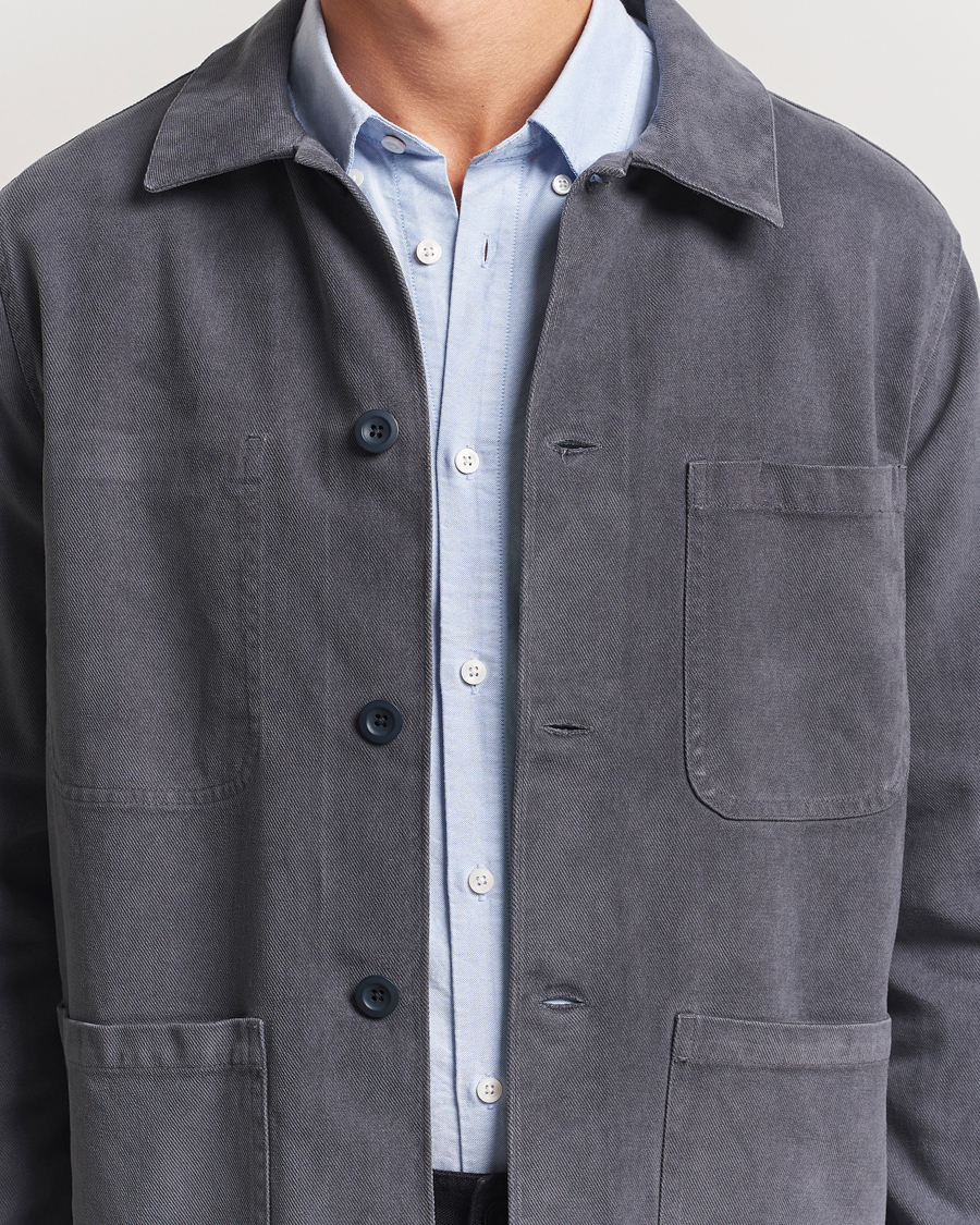 Herren | Jacken | A Day's March | Algot Lyocell Overshirt Iron