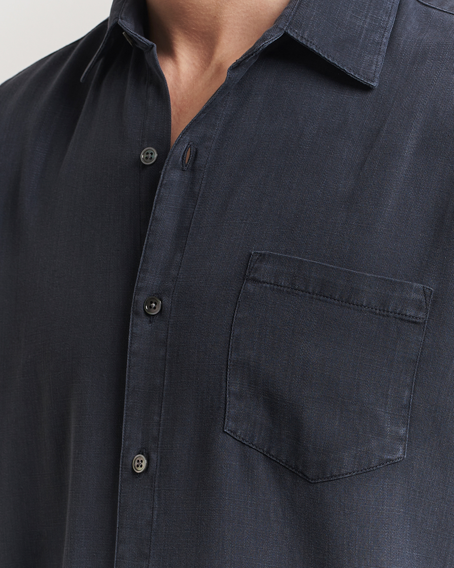 Herren | Hemden | A Day's March | Daintree Lyocell Shirt Navy