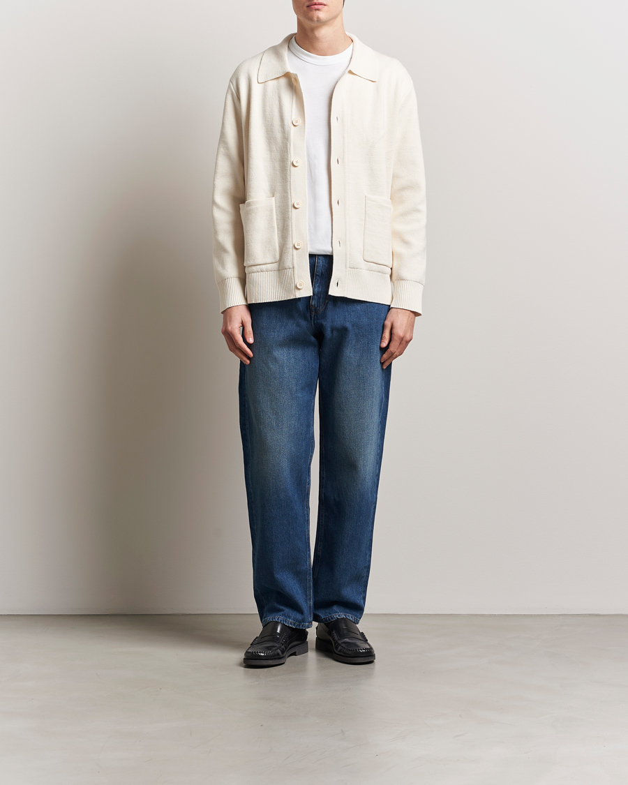 Herren | Pullover | A Day's March | Holt Cardigan Off White
