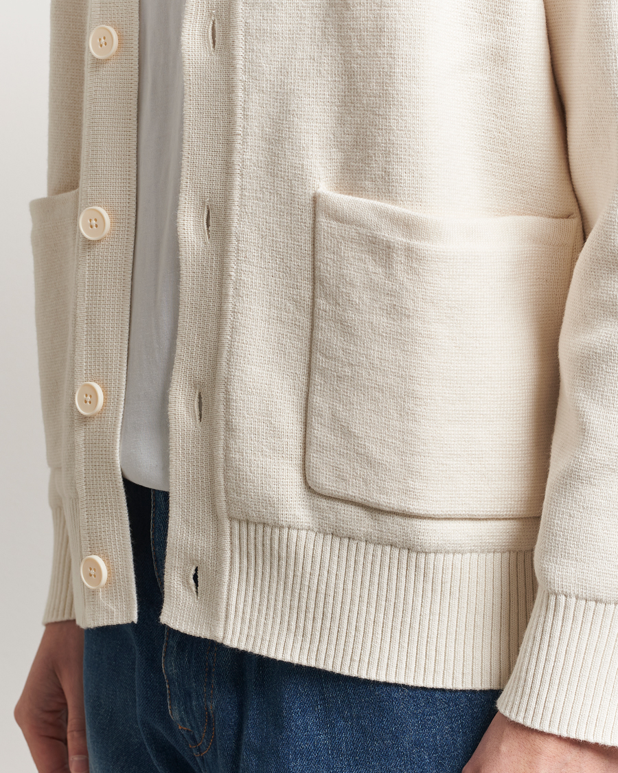 Herren | Pullover | A Day's March | Holt Cardigan Off White