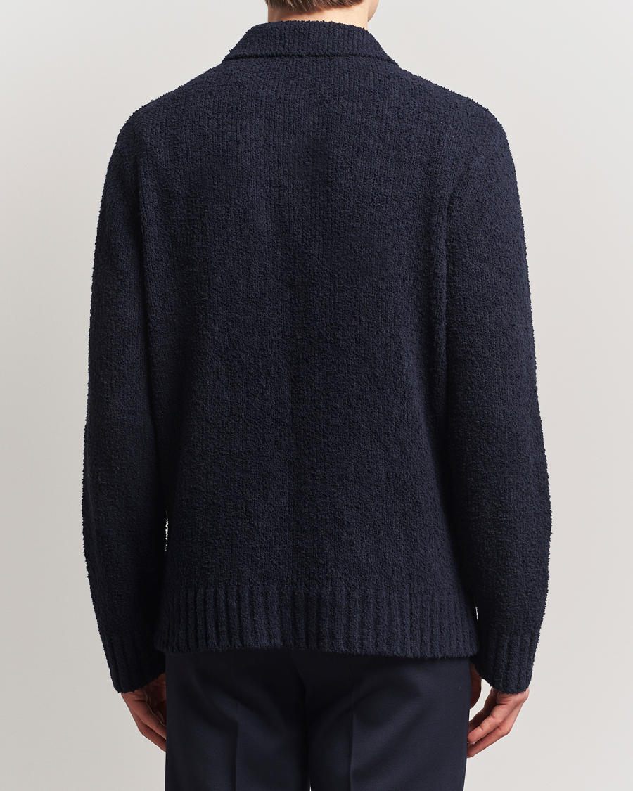 Herren | Pullover | A Day's March | Dover Structured Polo Navy