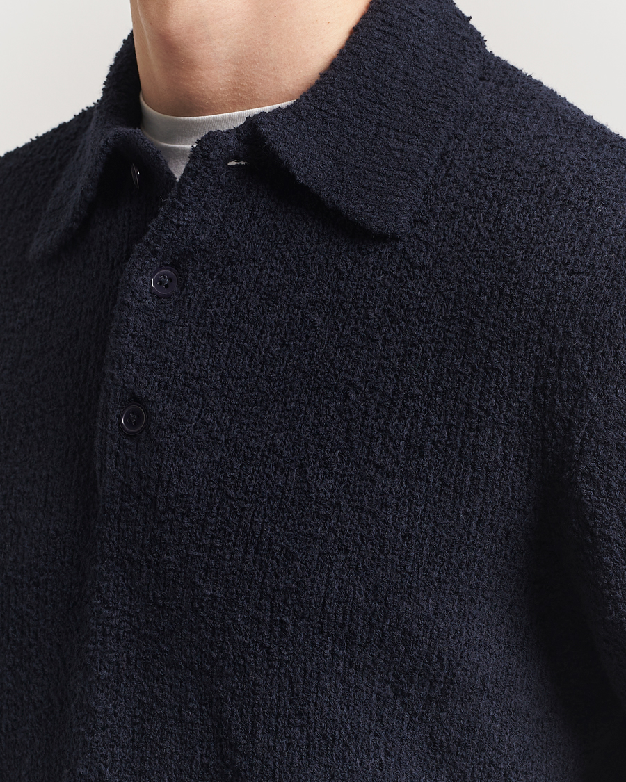 Herren | Pullover | A Day's March | Dover Structured Polo Navy