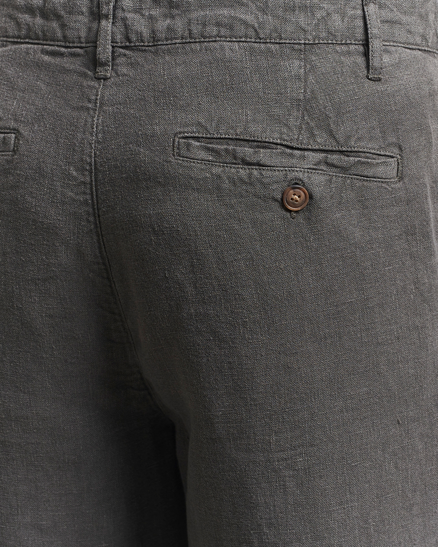 Herren | Hosen | A Day's March | Madu Linen Trousers Olive