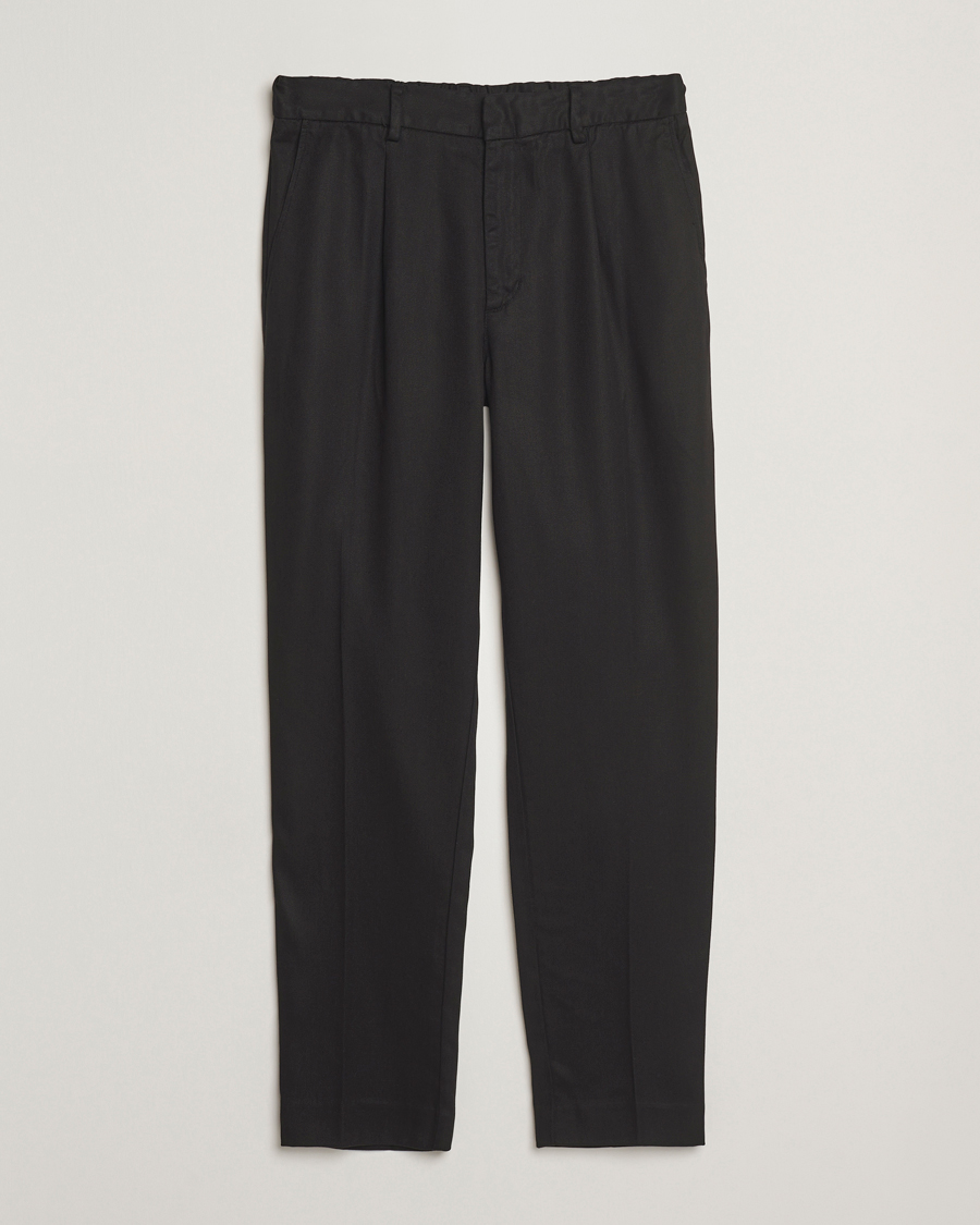 Herren | Hosen | A Day's March | Smart Lyocell Trousers Black