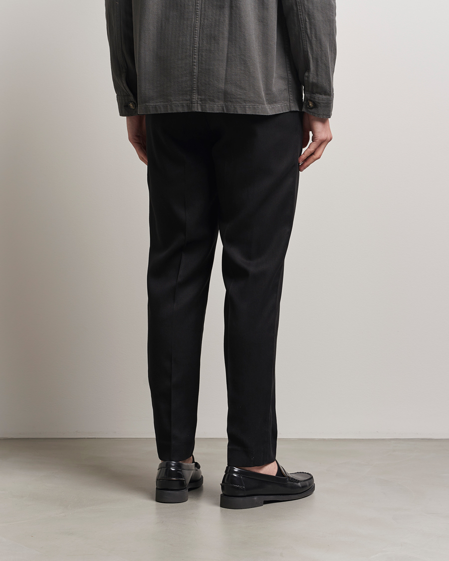 Herren | Hosen | A Day's March | Smart Lyocell Trousers Black
