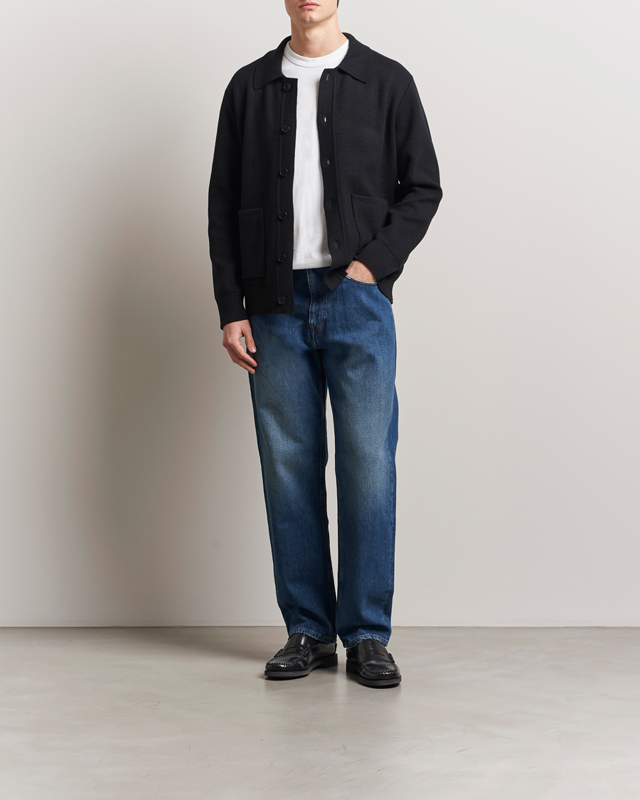 Herren | Jeans | A Day's March | Denim Nr3 Straight Fit Worn Mid Blue