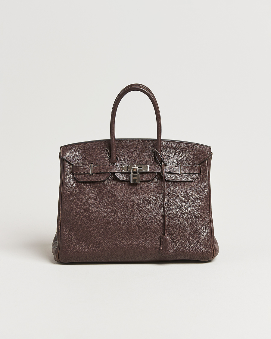 Herren | Hermès Pre-Owned Birkin 35 Taurillon Clémence Ebène | Hermès Pre-Owned | Birkin 35 Taurillon Clémence Ebène