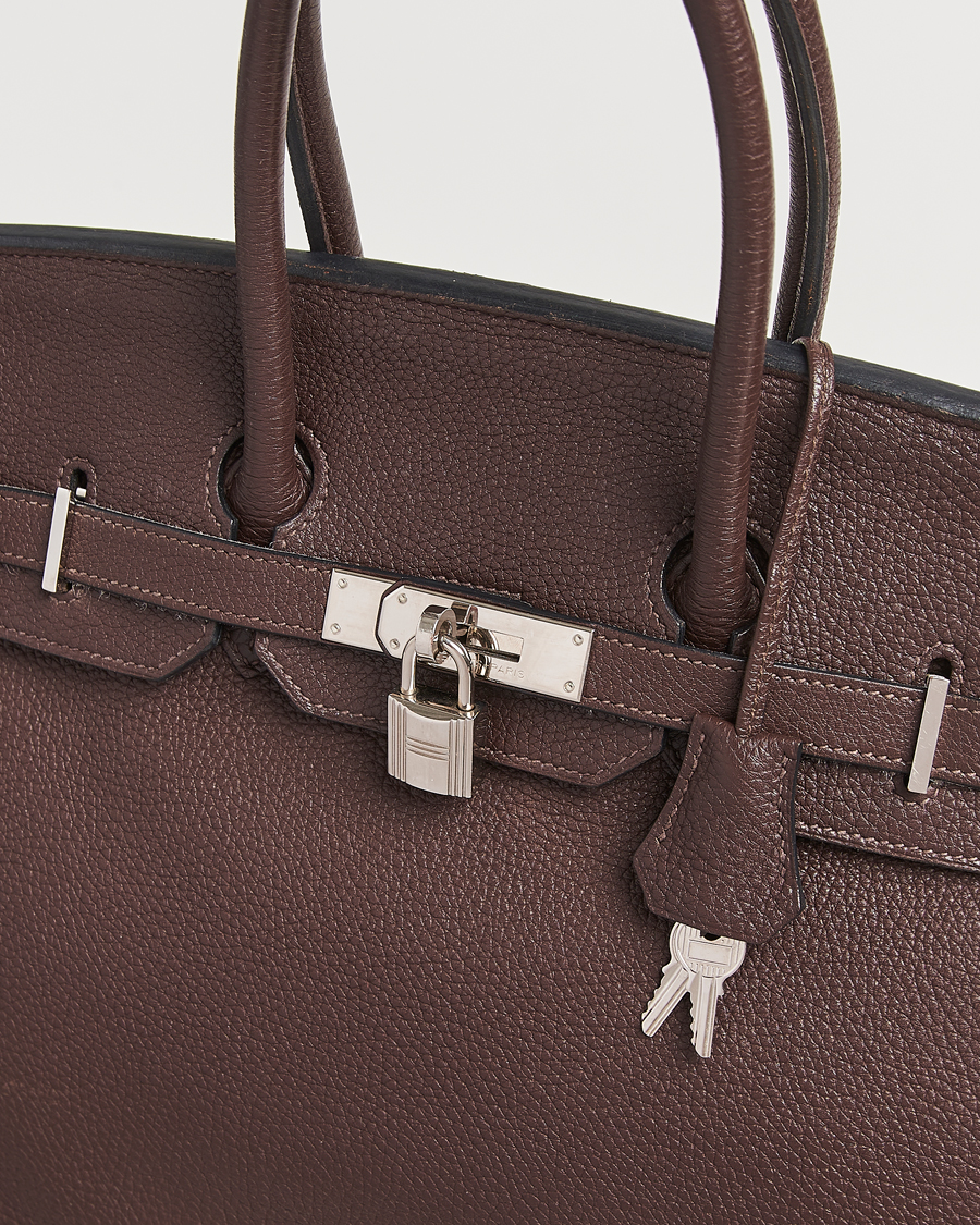 Herren | Hermès Pre-Owned Birkin 35 Taurillon Clémence Ebène | Hermès Pre-Owned | Birkin 35 Taurillon Clémence Ebène