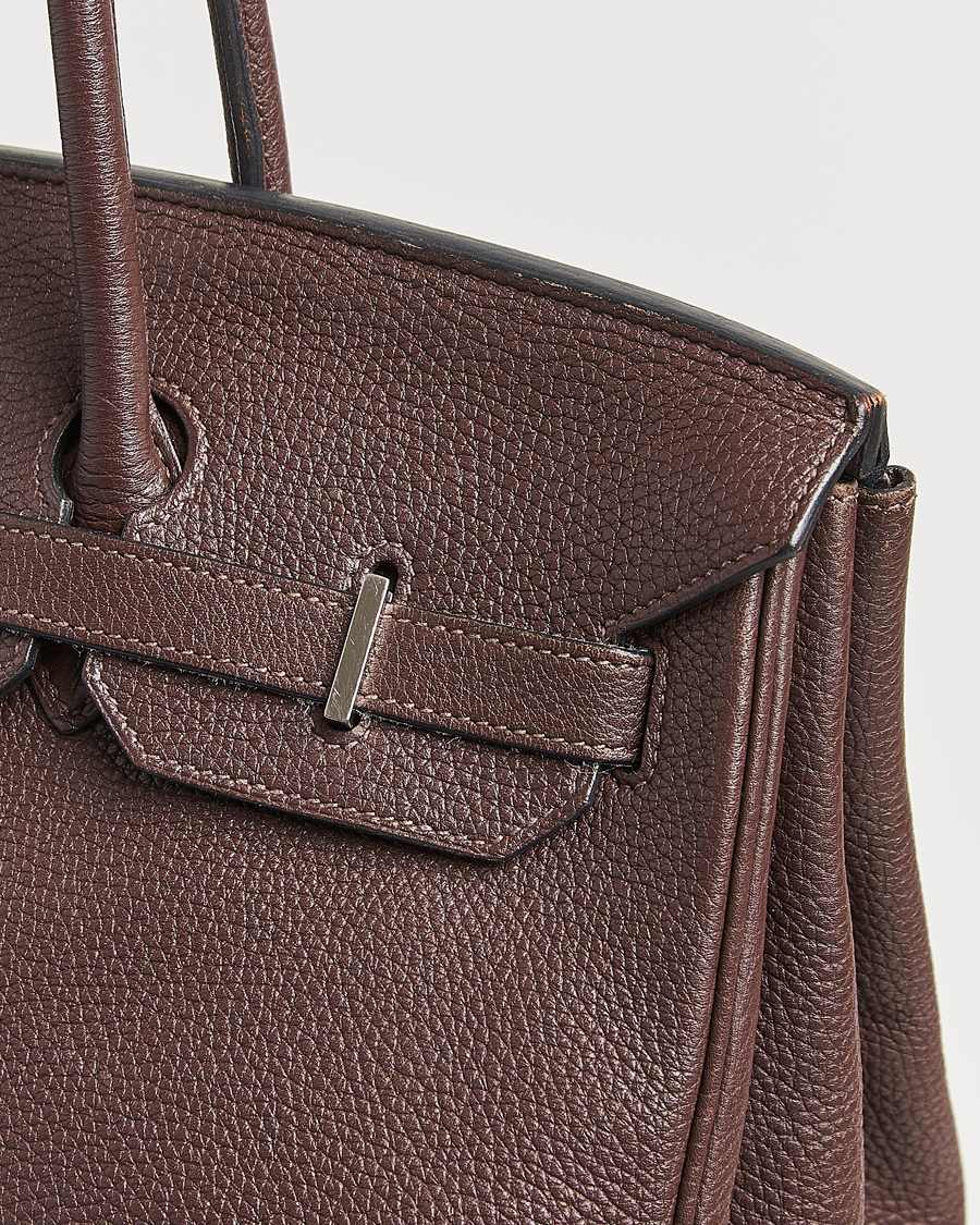 Herren | Hermès Pre-Owned Birkin 35 Taurillon Clémence Ebène | Hermès Pre-Owned | Birkin 35 Taurillon Clémence Ebène