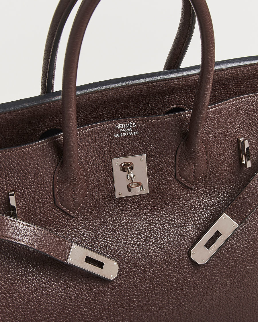 Herren | Hermès Pre-Owned Birkin 35 Taurillon Clémence Ebène | Hermès Pre-Owned | Birkin 35 Taurillon Clémence Ebène