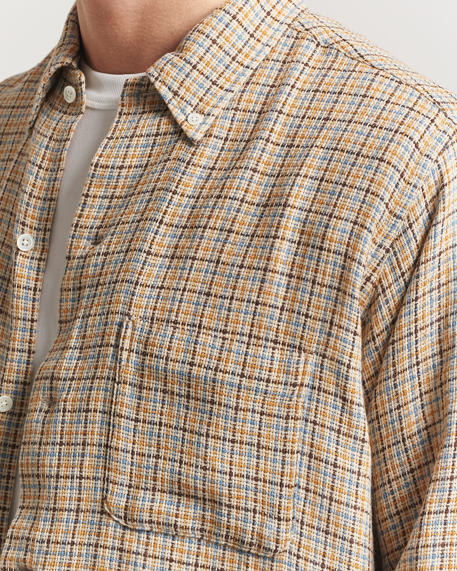Herren | Hemden | BEAMS PLUS | Gunclub Mesh Button Down Shirt Beige