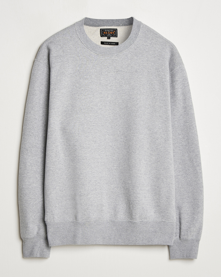 Herren | Pullover | BEAMS PLUS | Made In Japan Cotton Sweatshirt Grey