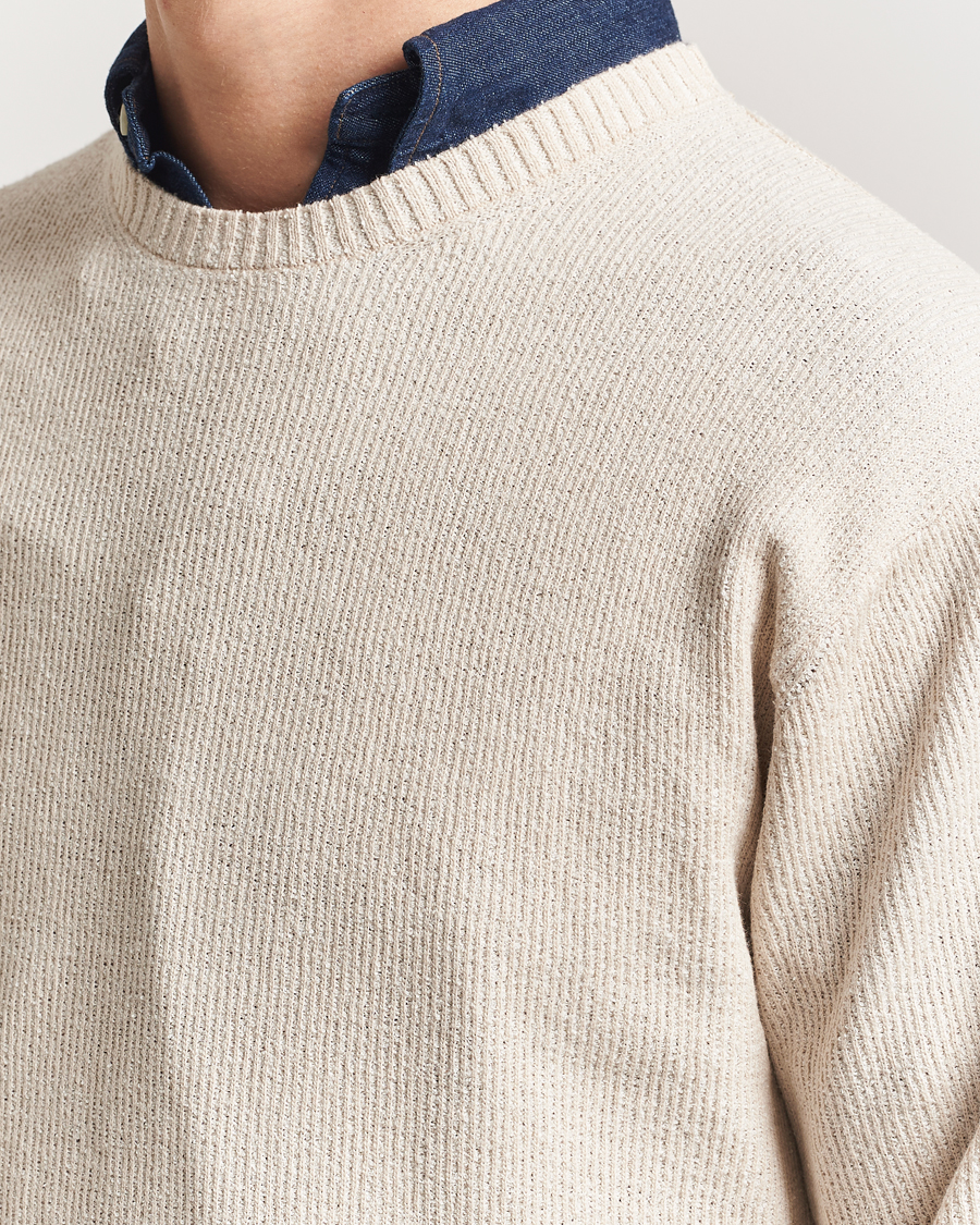 Herren | Pullover | BEAMS PLUS | Cotton Rib Crewneck Beige