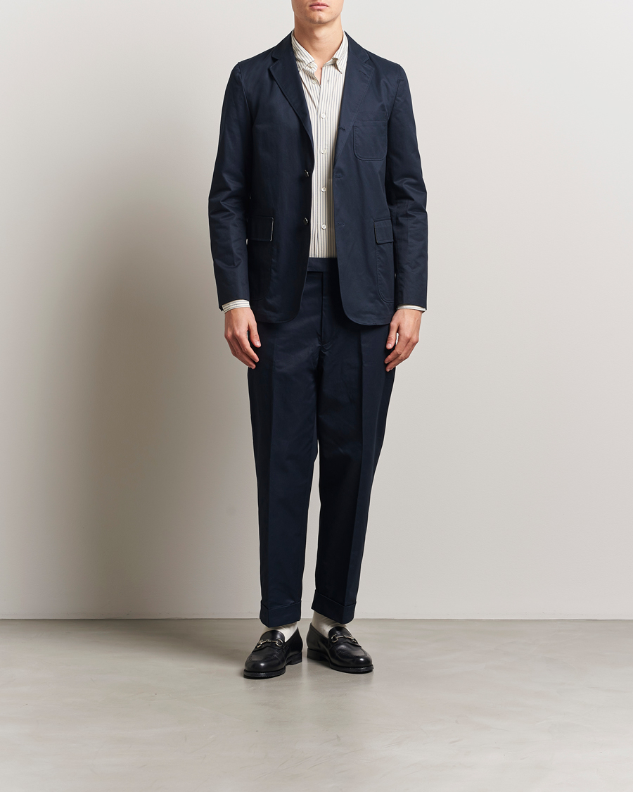 Herren | Sakkos | BEAMS PLUS | Cotton Twill Blazer Navy