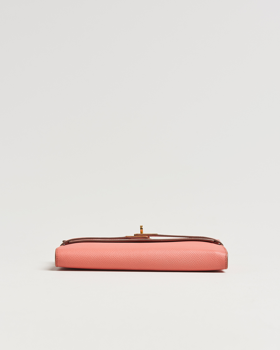 Herren | Hermès Pre-Owned Kelly Wallet Epsom Leather Pink | Hermès Pre-Owned | Kelly Wallet Epsom Leather Pink