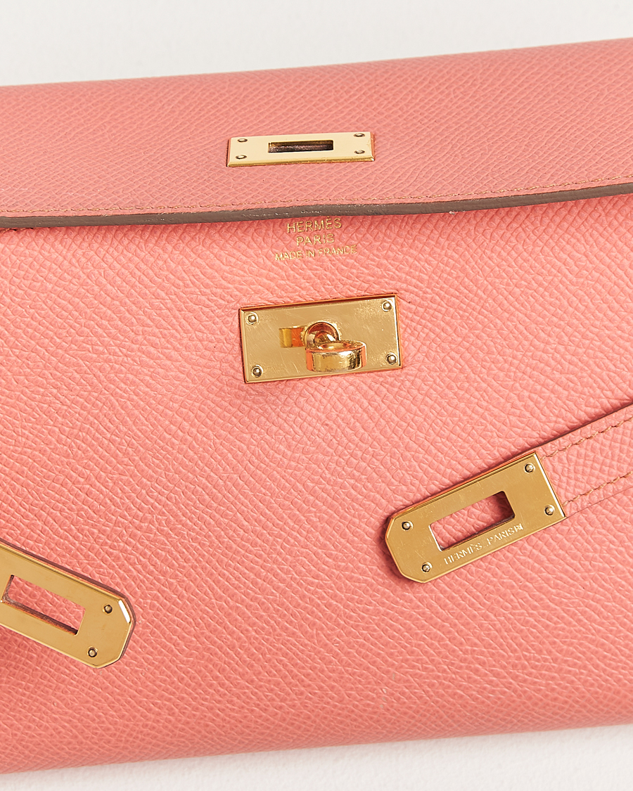 Herren | Hermès Pre-Owned Kelly Wallet Epsom Leather Pink | Hermès Pre-Owned | Kelly Wallet Epsom Leather Pink