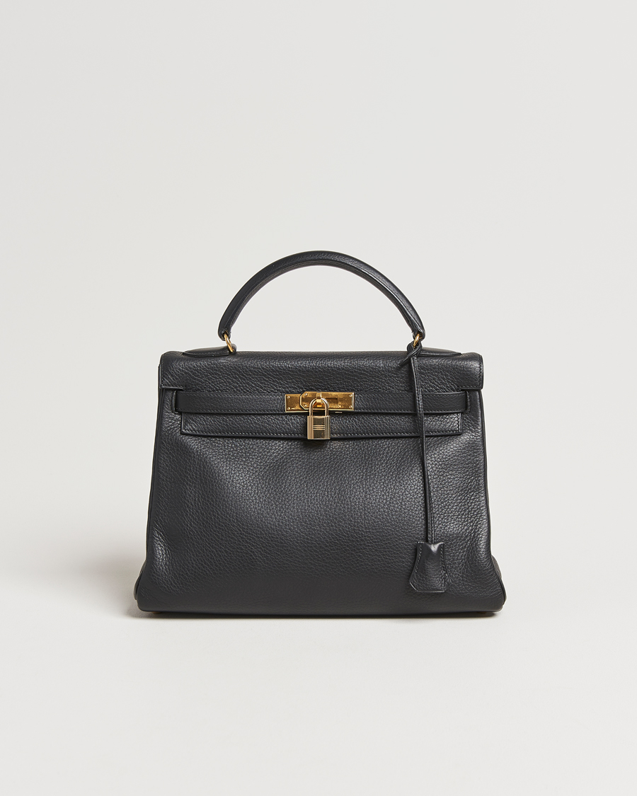 Herren | Pre-Owned & Vintage Bags | Hermès Pre-Owned | Kelly 32 Handbag Taurillon Leather Black