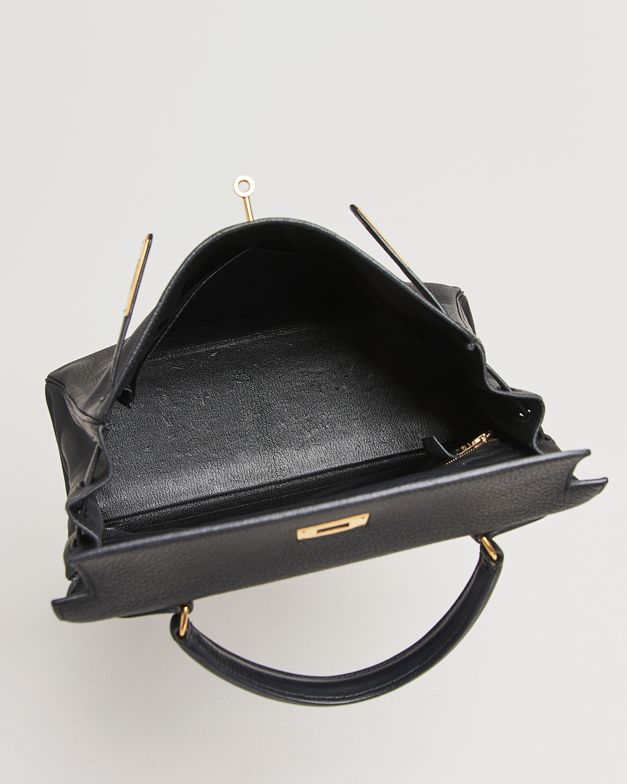 Herren | Pre-Owned & Vintage Bags | Hermès Pre-Owned | Kelly 32 Handbag Taurillon Leather Black