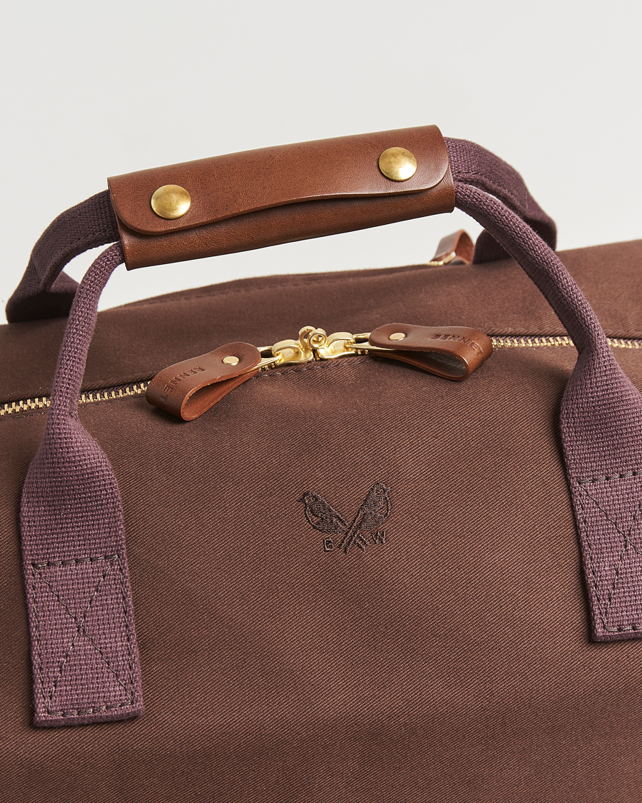Herren | Taschen | Bennett Winch | Canvas Weekender Black Chocolate