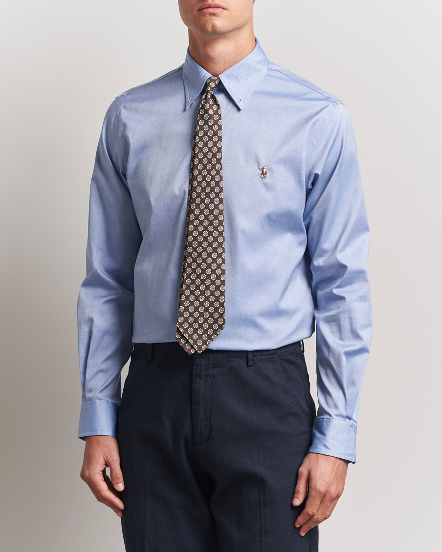 Herren | Hemden | Polo Ralph Lauren | Custom Fit Oxford Dress Shirt True Blue