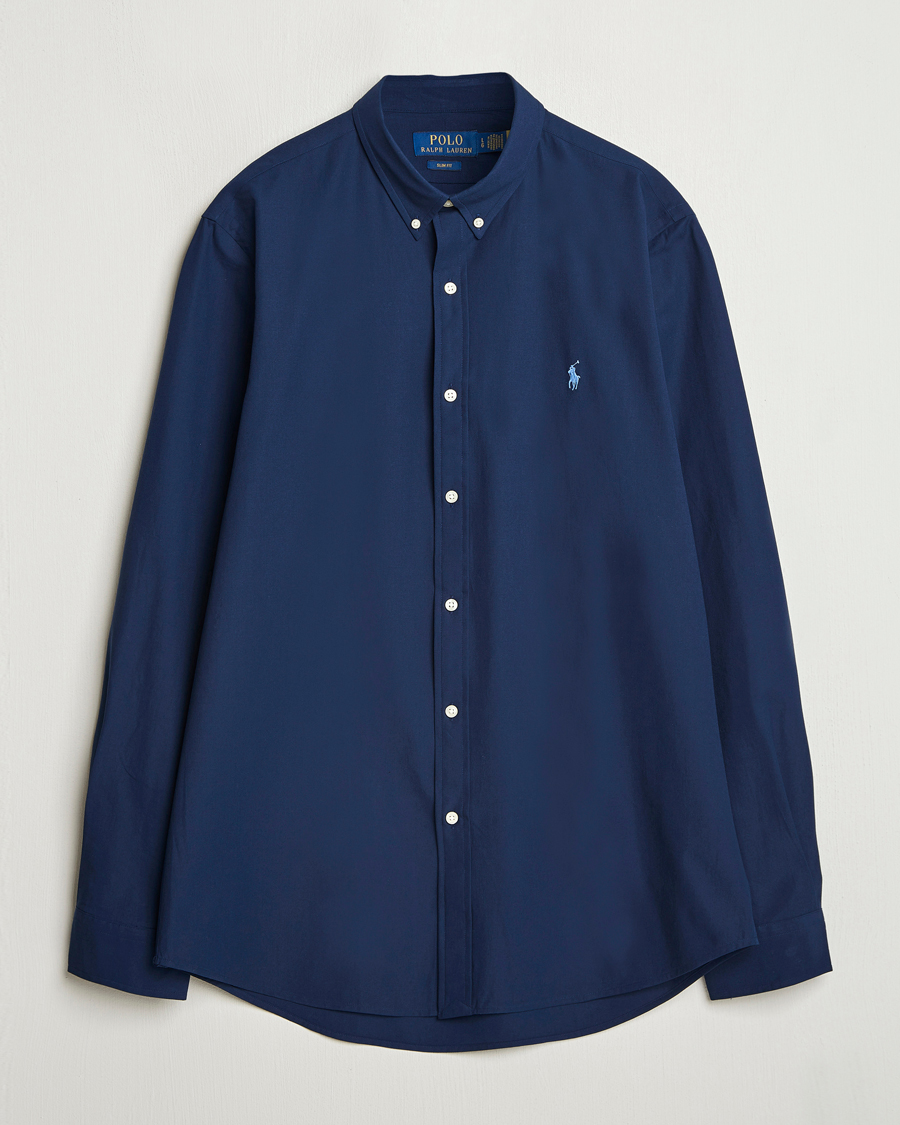 Herren | Hemden | Polo Ralph Lauren | Slim Fit Poplin Shirt Newport Navy