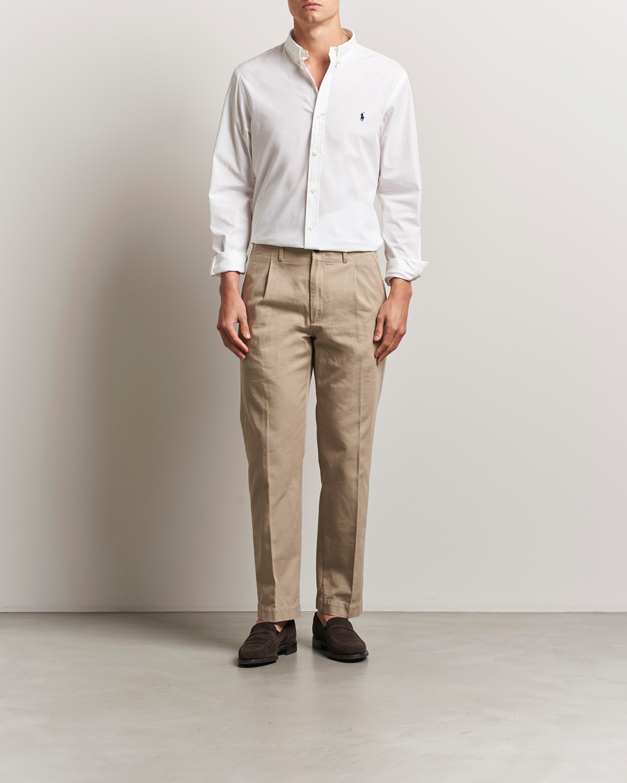 Herren | Hemden | Polo Ralph Lauren | Slim Fit Poplin Shirt White
