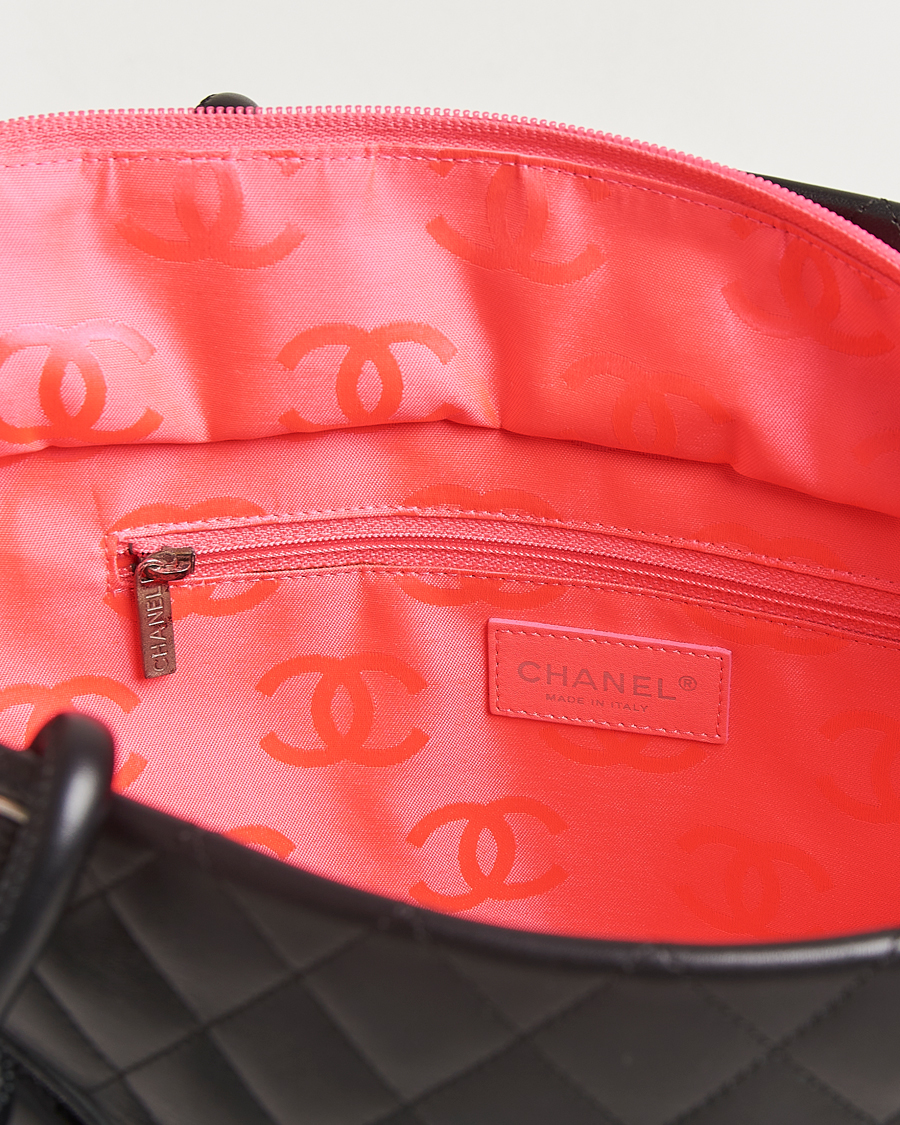 Herren | Chanel Pre-Owned Cambon Ligne Tote Bag Medium Black | Chanel Pre-Owned | Cambon Ligne Tote Bag Medium Black