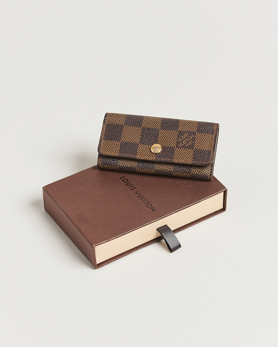 Herren | Louis Vuitton Pre-Owned Key Holder Damier Ebene | Louis Vuitton Pre-Owned | Key Holder Damier Ebene