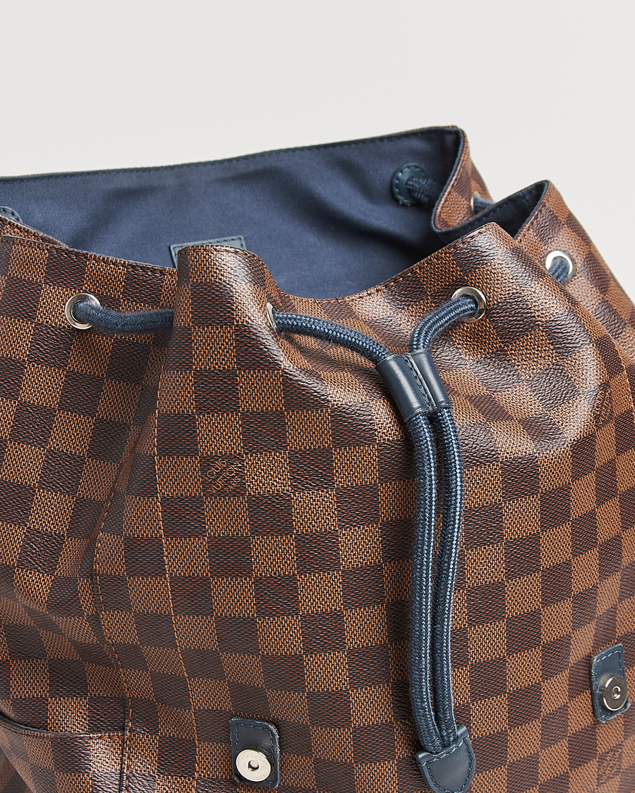 Herren | Louis Vuitton Pre-Owned Runner Backpack Damier Ebene | Louis Vuitton Pre-Owned | Runner Backpack Damier Ebene