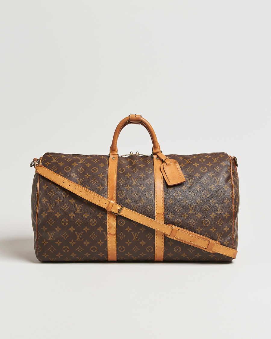 Herren | Pre-Owned & Vintage Bags | Louis Vuitton Pre-Owned | Keepall Bandoulière 55 Monogram