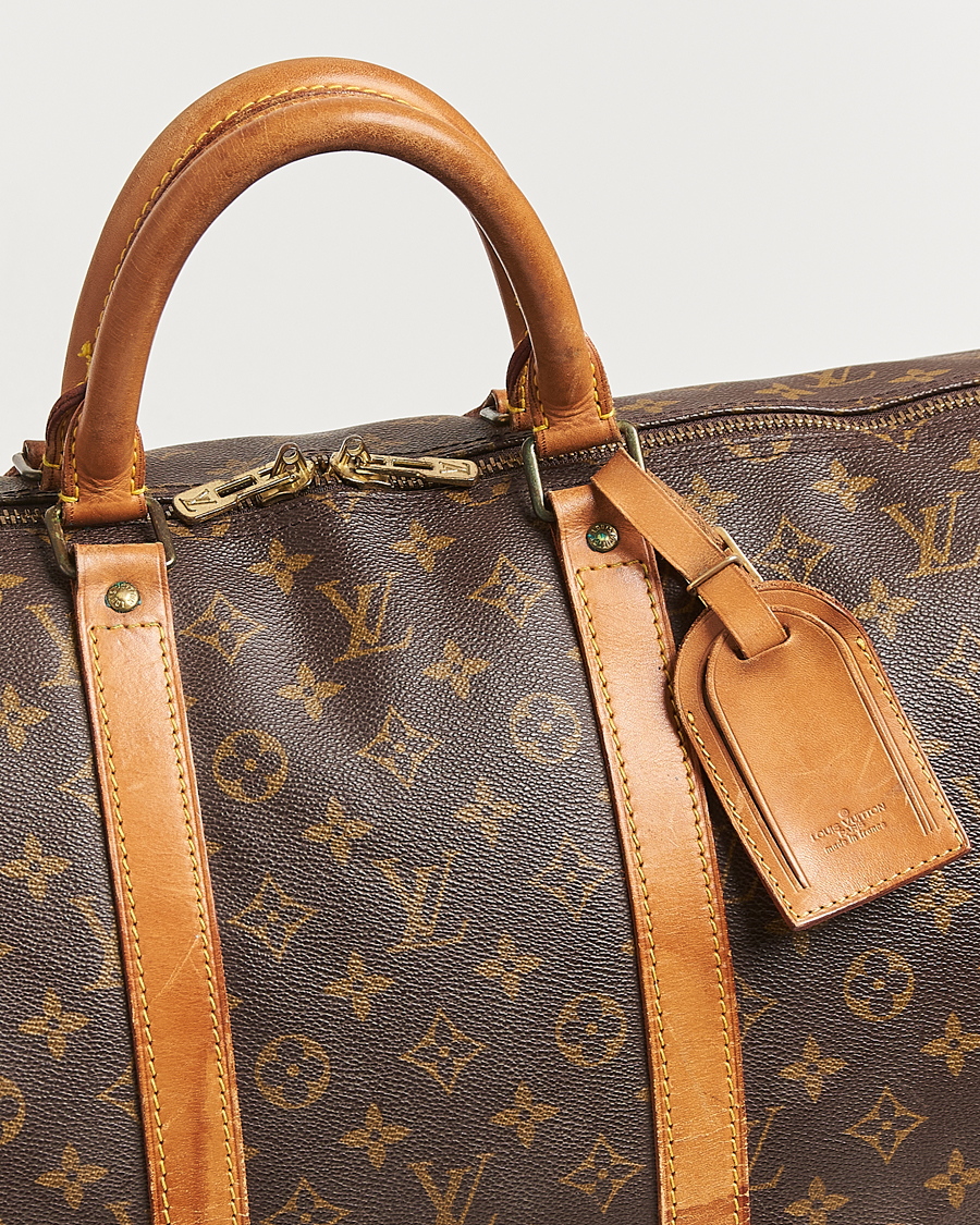 Herren | Pre-Owned & Vintage Bags | Louis Vuitton Pre-Owned | Keepall Bandoulière 55 Monogram