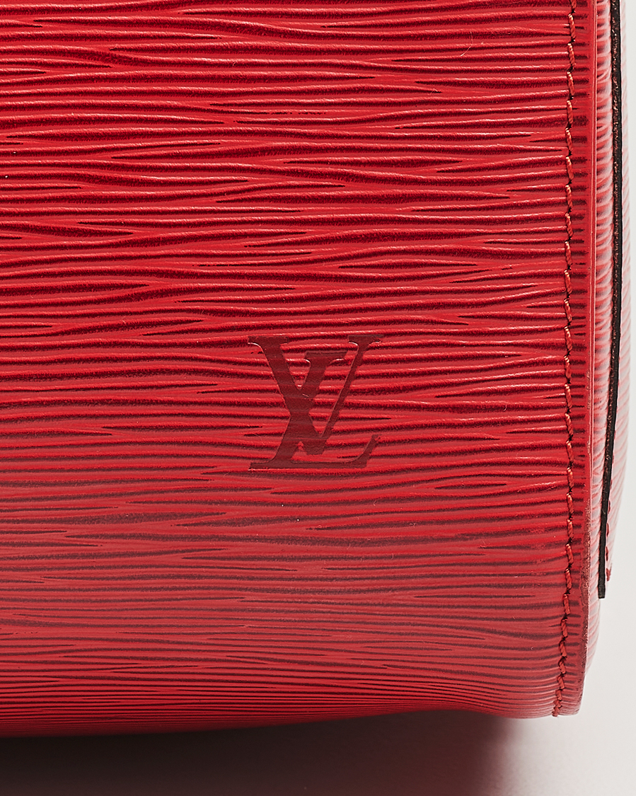 Herren | Louis Vuitton Pre-Owned Speedy 30 Handbag Epi Leather Red | Louis Vuitton Pre-Owned | Speedy 30 Handbag Epi Leather Red
