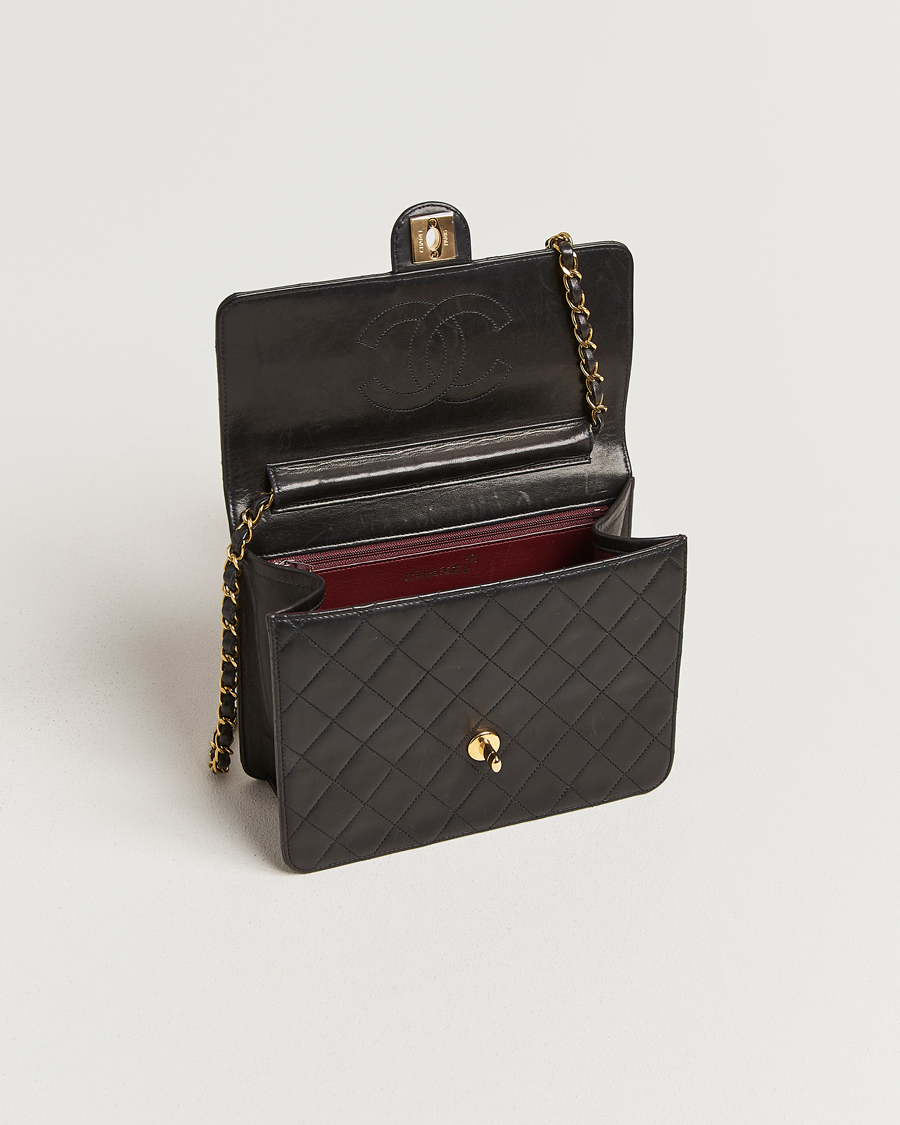 Herren | Pre-Owned & Vintage Bags | Chanel Pre-Owned | Single Flap Bag Black