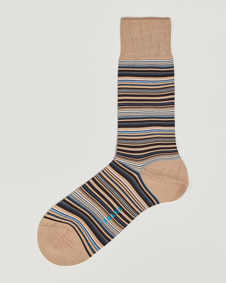 Herren | Unterwäsche | Falke | Micro Block Sock Beige Multi