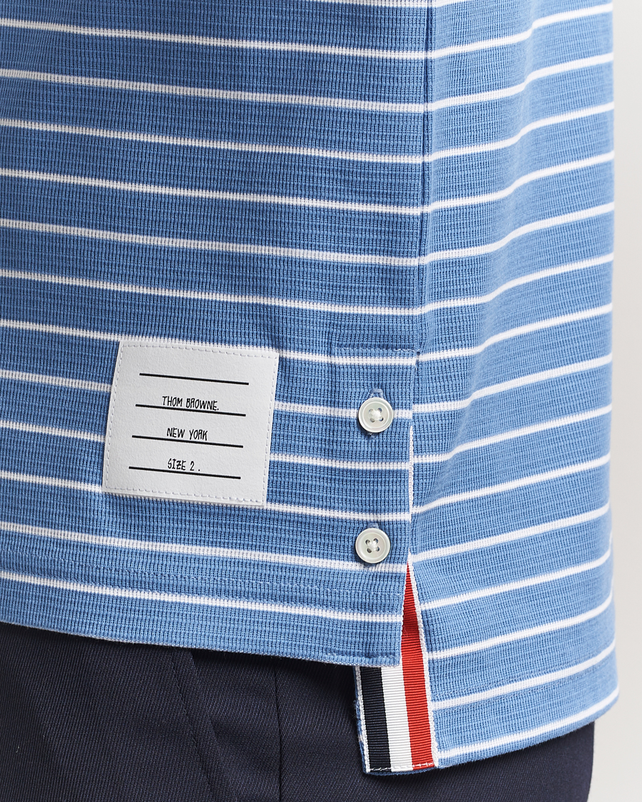 Herren | T-Shirts | Thom Browne | Long Sleeve T-Shirt Blue/White