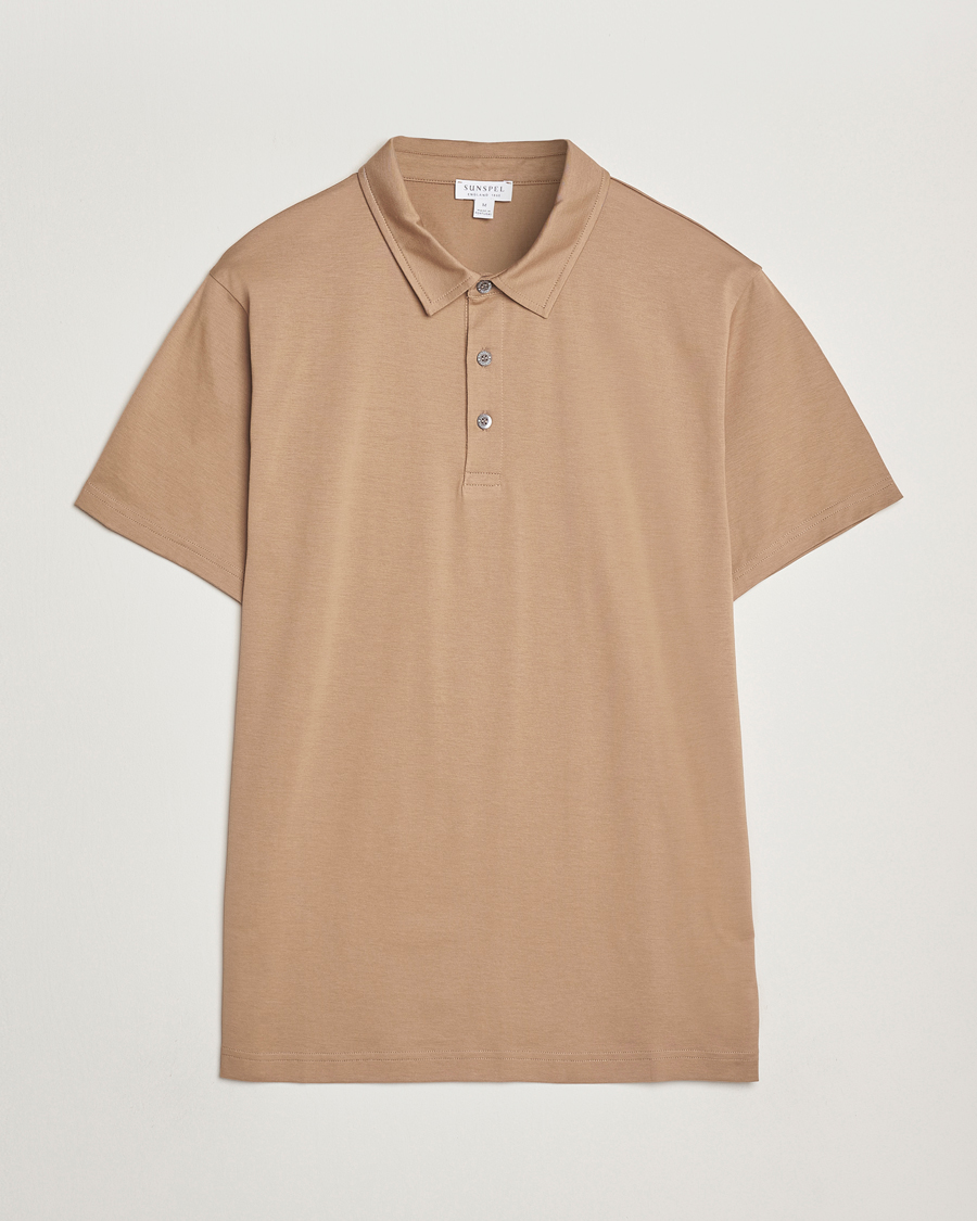 Herren | Poloshirts | Sunspel | Cotton Jersey Polo Dune